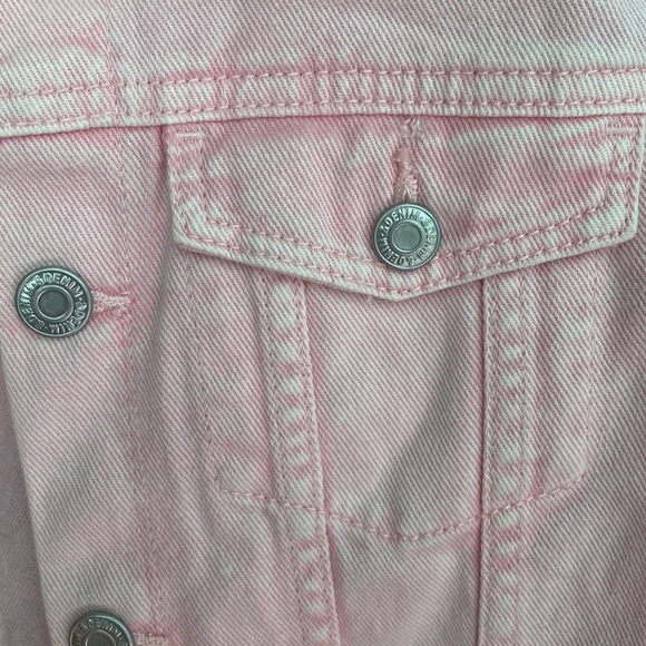 Little girls size 7 pink denim jacket, worn once. - Picture 3 of 3